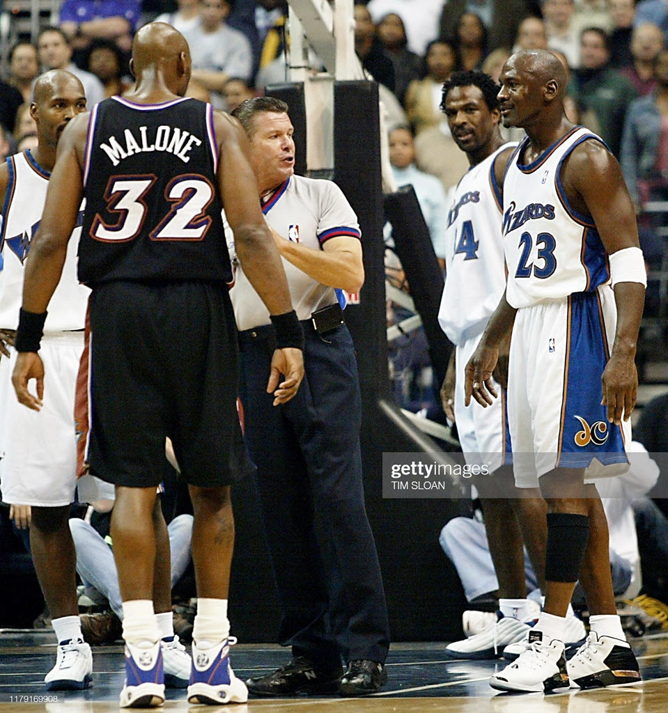 Regular Season at Jazz on 11/14/2002 from Tim Sloan/Getty