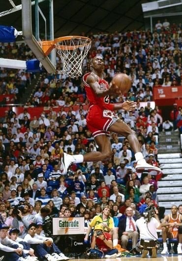 Slam Dunk Contest on 2/8/1987 from Andy Hayt/Sports Illustrated