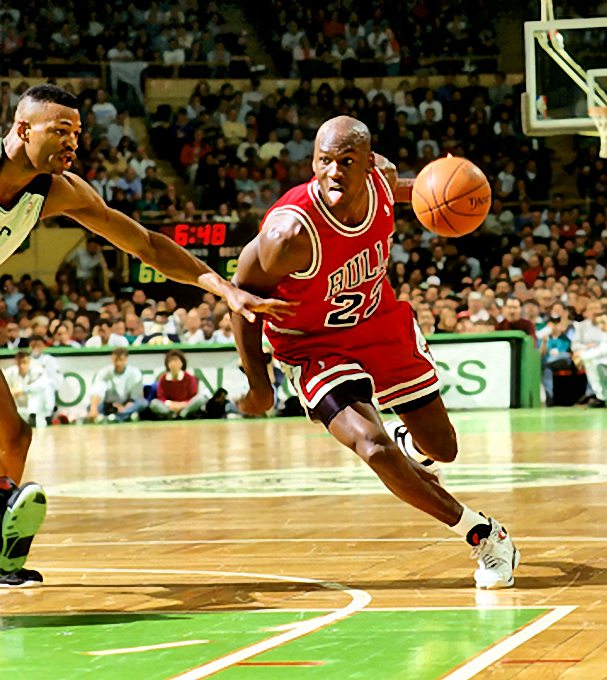 NBA Playoffs at Celtics on 4/4/1993 from Steve Lipofsky/Sports Illustrated