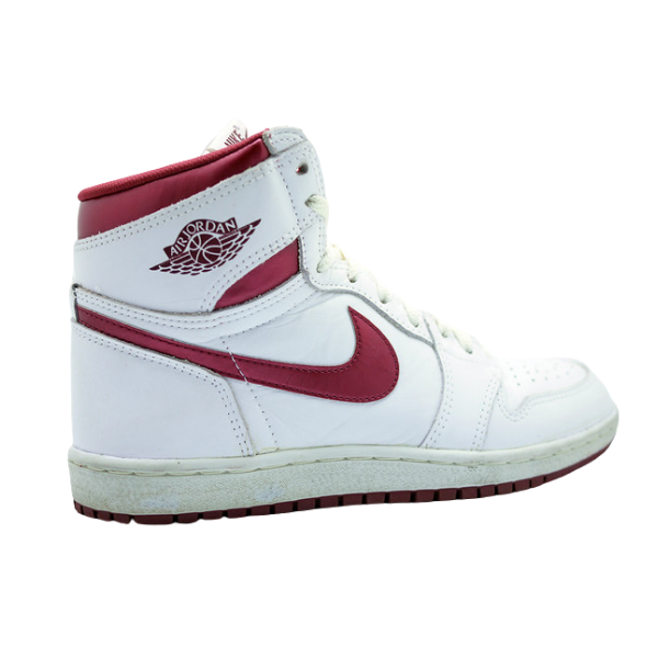 AIR JORDAN I  METALLIC COLORWAYS - WHITE/METALLIC DARK RED from Nike - Jordan Collection