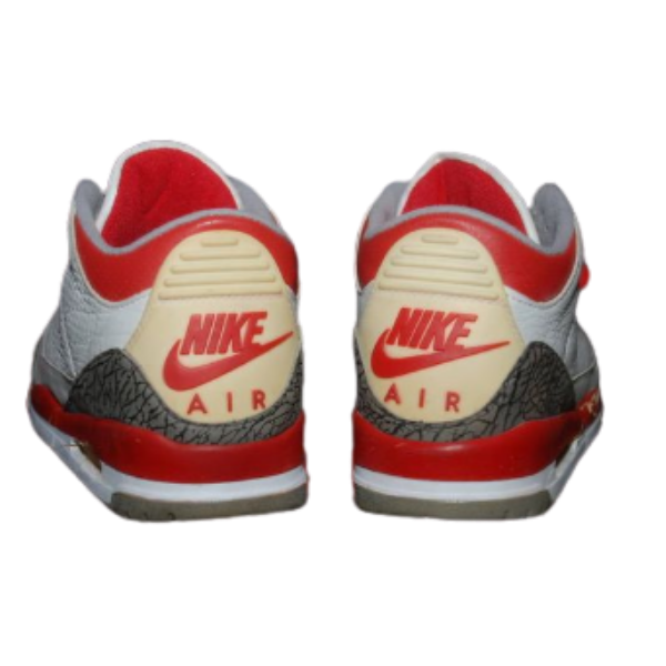 AIR JORDAN III - WHITE/FIRE RED from Auction